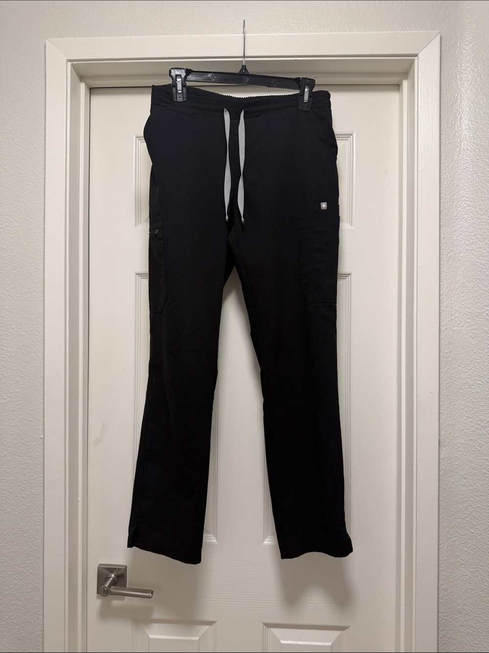 Women’s Black Drawstring Scrub Pants